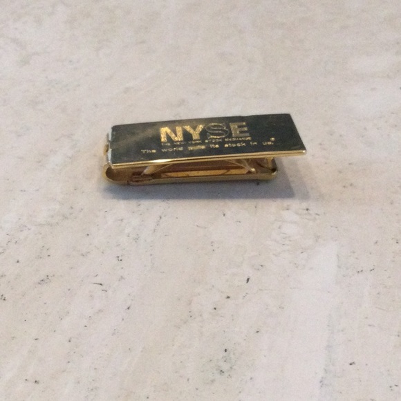 Money Clip NYSE Vintage The New York Stock Exchange Gold Tone Credit Cards NY - Picture 3 of 16